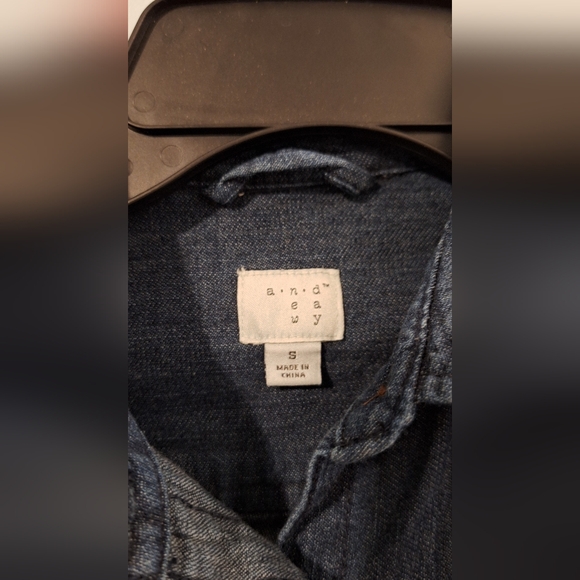 Denim Button-Up Shirt - Picture 2 of 5
